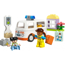 Klocki LEGO 10447 Karetka z kierowcą DUPLO